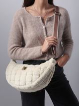 Cross Body Tas Quadri Le voyage en panier Beige quadri AHP269-vue-porte